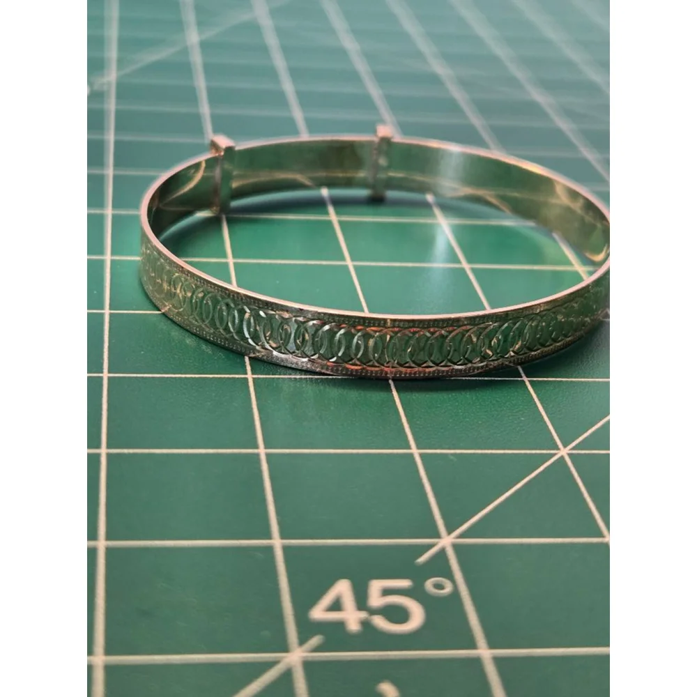 Vintage sterling baby bangle